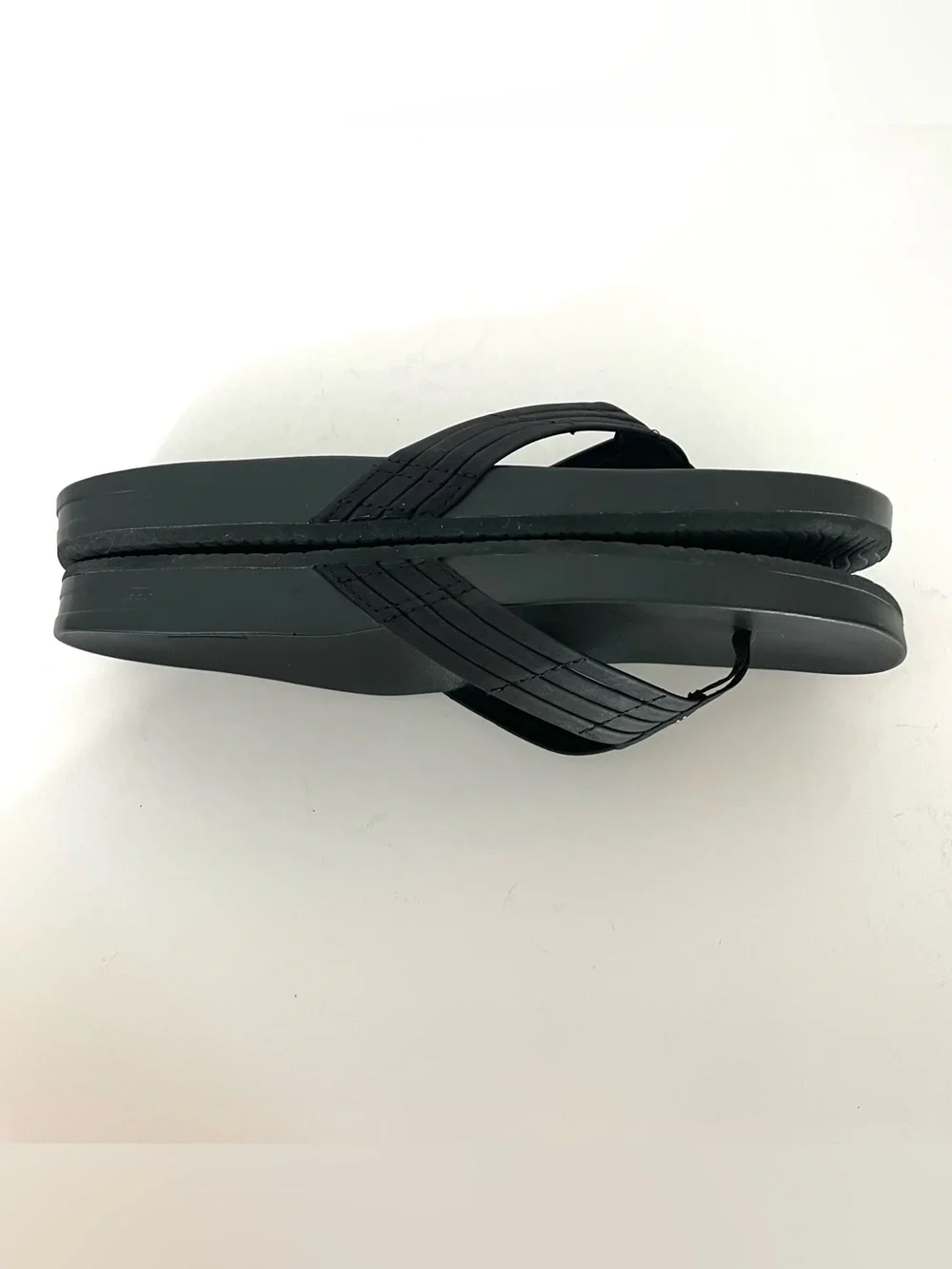 Reef Womens Black Flip Flop Sandals Arch Support Foam Beach Sz 9